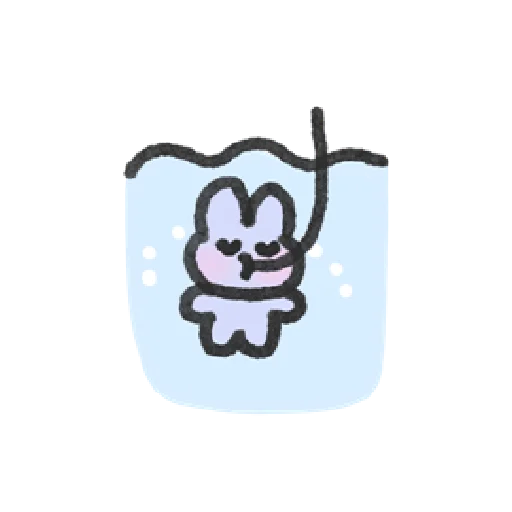 😶‍🌫️ Стикер «cry кролл !! ୨ ୧» для Telegram