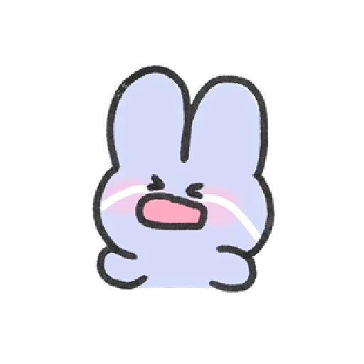 🤩 Стикер «cry кролл !! ୨ ୧» для Telegram