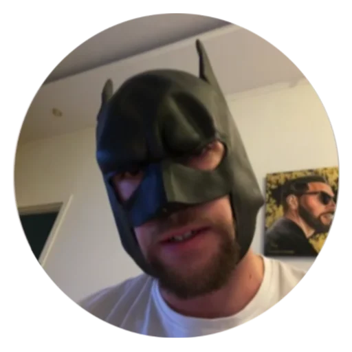 🦇 Стикер «круги на полях» для Telegram