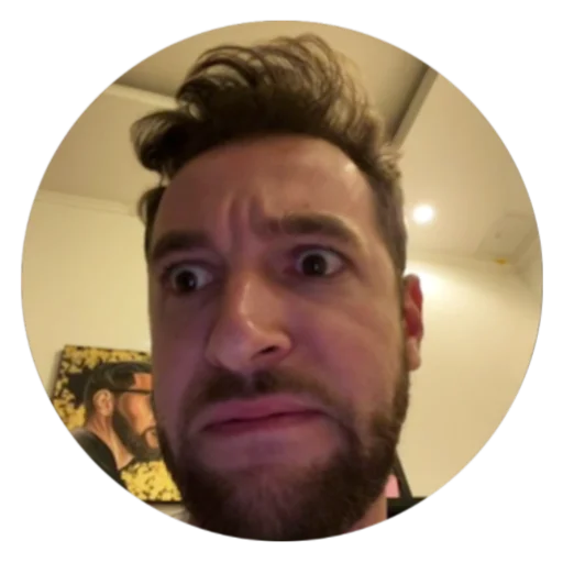 🤨 Стикер «круги на полях» для Telegram