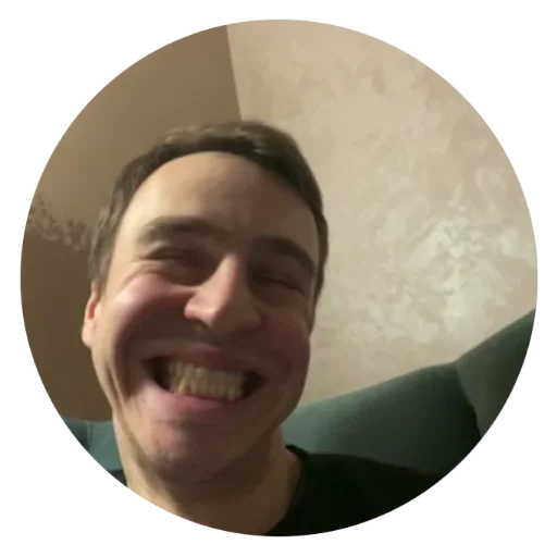 🥲 Стикер «круги на полях» для Telegram