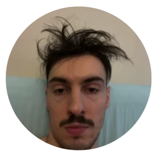 🥸 Стикер «круги на полях» для Telegram