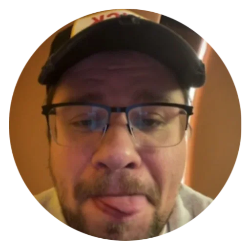 😋 Стикер «круги на полях» для Telegram