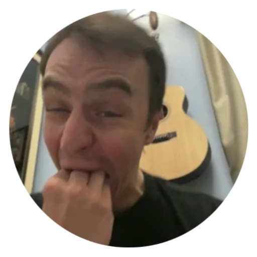 🥱 Стикер «круги на полях» для Telegram