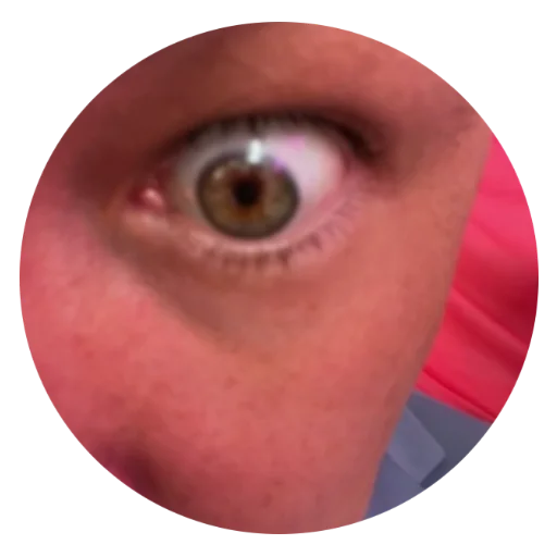 👁 Стикер «круги на полях» для Telegram