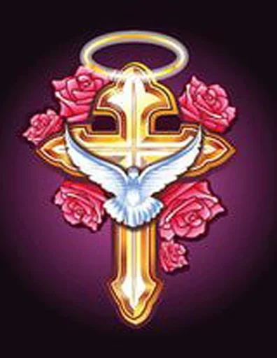 ❤ Стикер «Cross Jesus» для Telegram