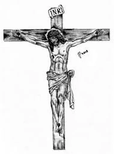 ❤ Стикер «Cross Jesus» для Telegram