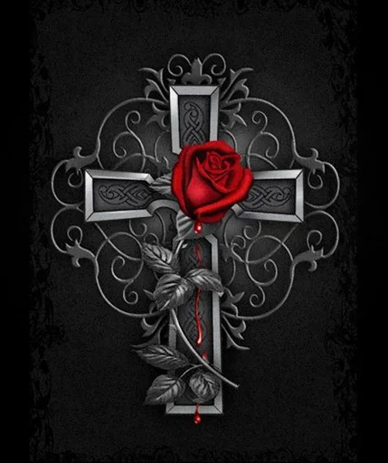 ❤ Стикер «Cross Jesus» для Telegram
