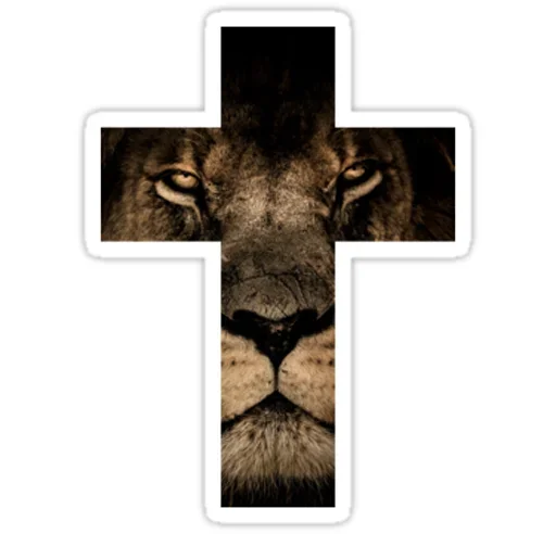 ❤ Стикер «Cross Jesus» для Telegram