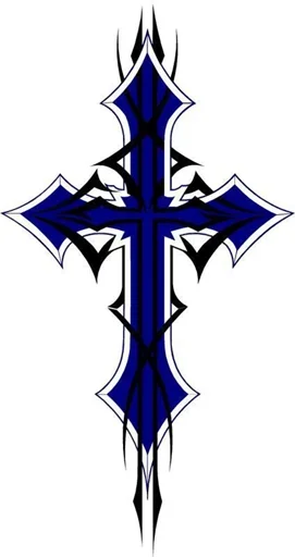 ❤ Стикер «Cross Jesus» для Telegram