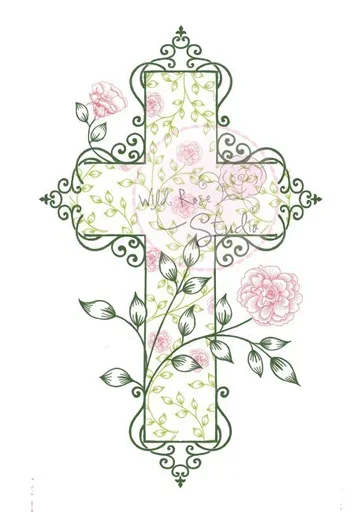 ❤ Стикер «Cross Jesus» для Telegram