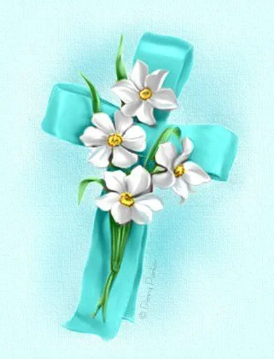 ❤ Стикер «Cross Jesus» для Telegram