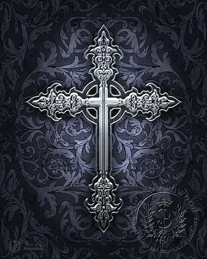 ❤ Стикер «Cross Jesus» для Telegram