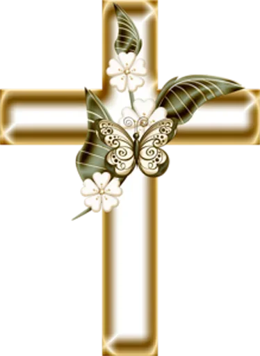 ❤ Стикер «Cross Jesus» для Telegram