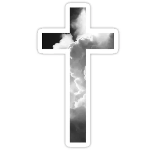 ❤ Стикер «Cross Jesus» для Telegram