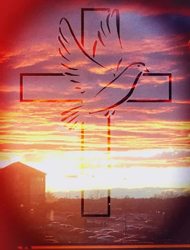 ❤ Стикер «Cross Jesus» для Telegram