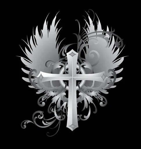 ❤ Стикер «Cross Jesus» для Telegram