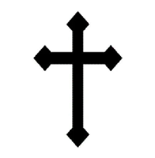 ❤ Стикер «Cross Jesus» для Telegram