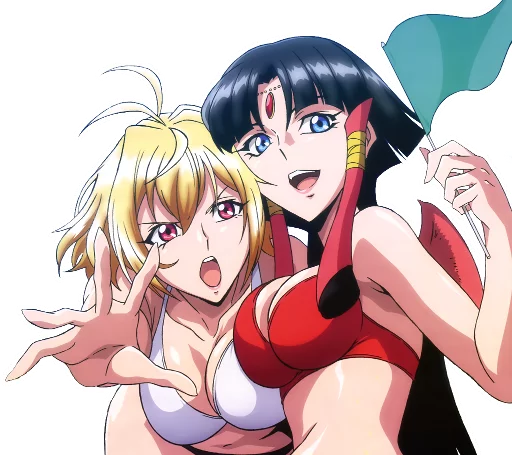 👭 Стикер «Cross Ange» для Telegram