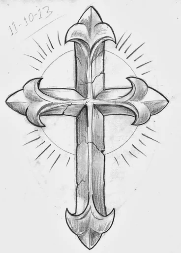 📿 Стикер «Cross» для Telegram