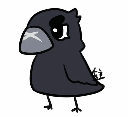 🌟 Стикер «Crow» для Telegram