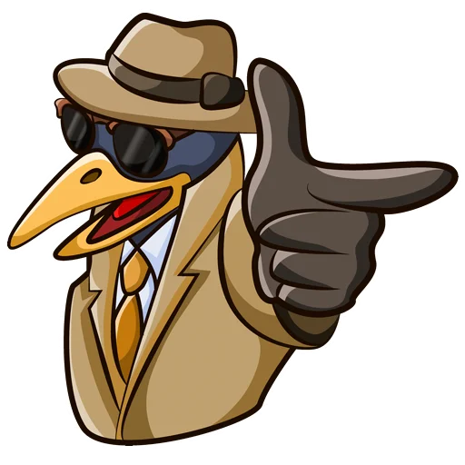 Стикерпак Ворон для Telegram — скачать