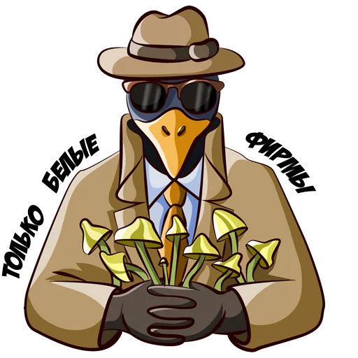 🍄 Стикер «Ворон» для Telegram