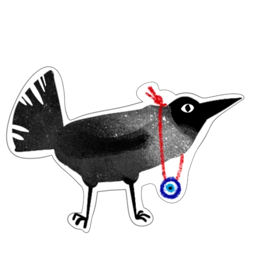 🧿 Стикер «Ворона Клара» для Telegram
