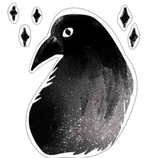 🔥 Стикер «Ворона Клара» для Telegram