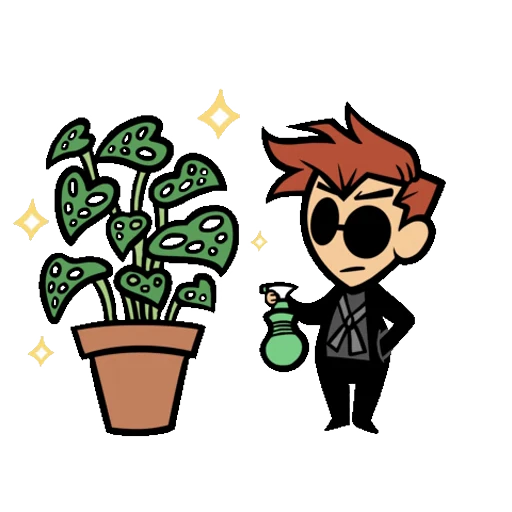 🌲 Стикер «Crowley» для Telegram