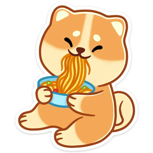 ⭐ Стикер «Мякиш» для Telegram