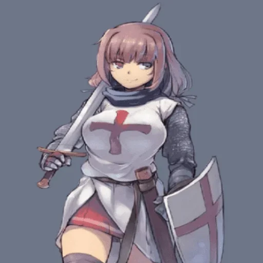 😏 Стикер «Crusader onee chan» для Telegram