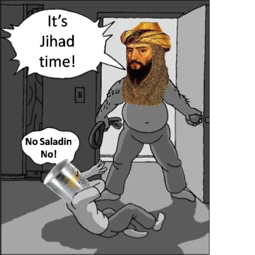 ☪️ Стикер «Crusader onee chan» для Telegram