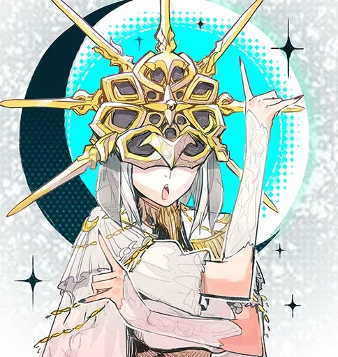 🌚 Стикер «Crusader onee chan» для Telegram