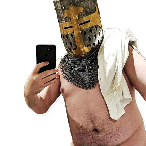 🧖‍♂️ Стикер «Crusader onee chan» для Telegram