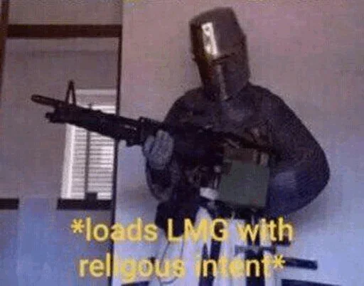 🔫 Стикер «Crusader onee chan» для Telegram