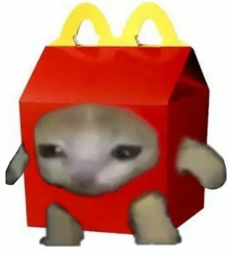 🍔 Стикер «banana cat» для Telegram