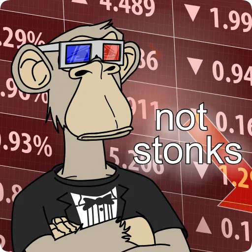 📉 Стикер «Crypto Monkey» для Telegram