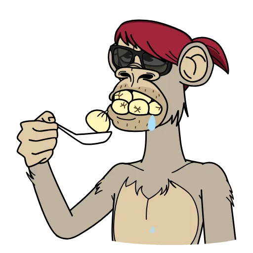 🥟 Стикер «Crypto Monkey» для Telegram