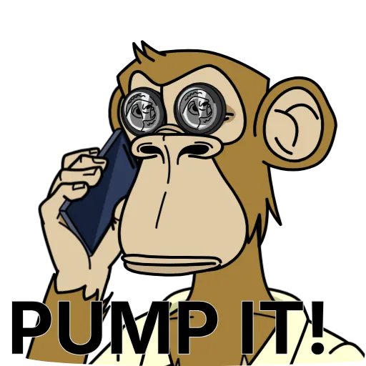 📞 Стикер «Crypto Monkey» для Telegram