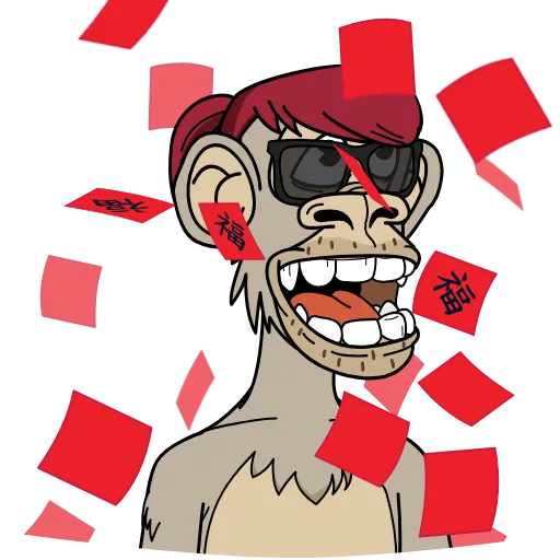 🥳 Стикер «Crypto Monkey» для Telegram