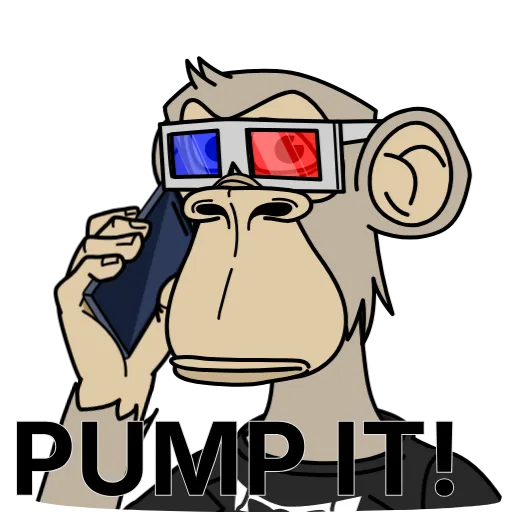 📱 Стикер «Crypto Monkey» для Telegram