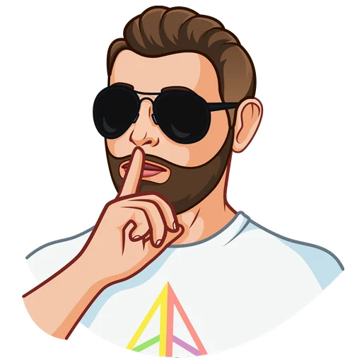 🤫 Стикер «Crypto.Snip3r» для Telegram