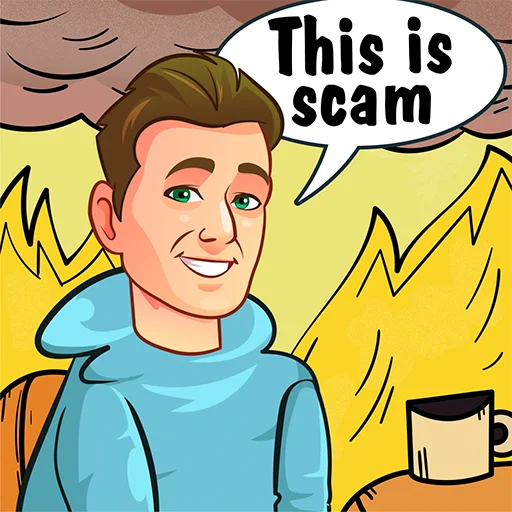 ❌ Стикер «Трейдер Марк» для Telegram
