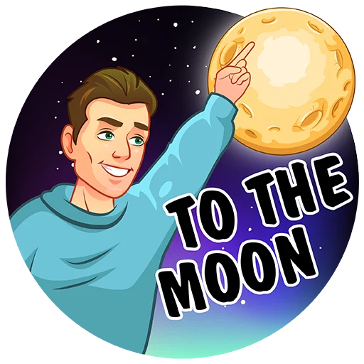 🚀 Стикер «Трейдер Марк» для Telegram