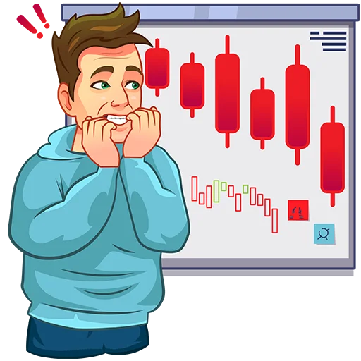 📉 Стикер «Трейдер Марк» для Telegram