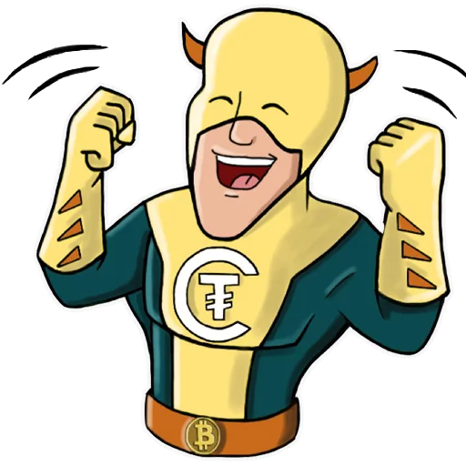Стикерпак «Crypto Time Man» для Telegram — обложка