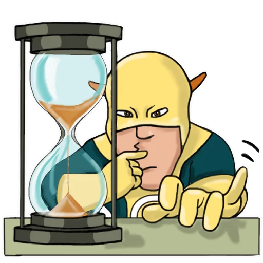 🤔 Стикер «Crypto Time Man» для Telegram