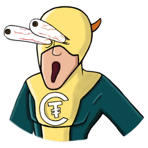 😲 Стикер «Crypto Time Man» для Telegram