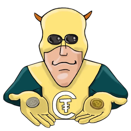 🤗 Стикер «Crypto Time Man» для Telegram